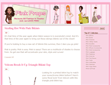 Tablet Screenshot of pinkprops.com